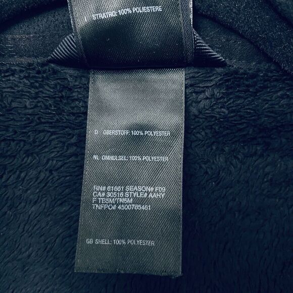 The North Face Oscito Black Full Zip Shaggy Cinch Hem Jacket Women's Medium - Picture 5 of 16